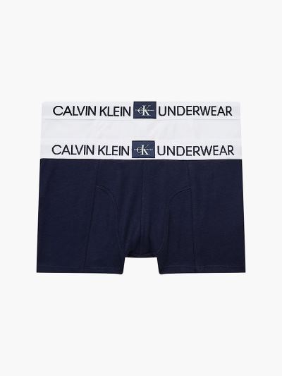 Calvin Klein Ruhák HU664971 | Calvin Klein Minigram Fiu Alsónadrág Fehér / Sötétkék